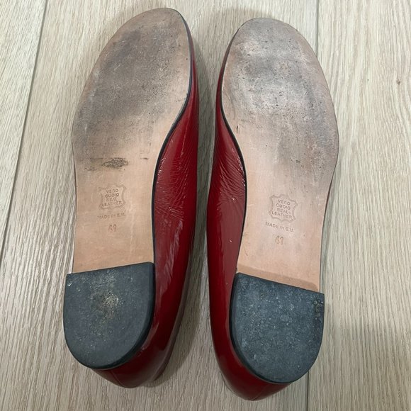 Blue/Red leather flats made in UAE collectible closing ceremony 2002 - Picture 8 of 9